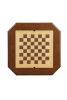 Bishop Cherry Finish Reversible Chess Checker Game Table w/Game Tray (Chess Fingures Not Included)