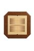 Bishop Cherry Finish Reversible Chess Checker Game Table w/Game Tray (Chess Fingures Not Included)