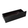 L-shaped Platform Bed with Trundle and Drawers Linked with built-in Desk,Twin,Espresso(Old SKU:SM000916AAP)