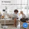 16 Inch Stand Fan, Adjustable Heights, Horizontal Ocillation 75¬∞, 3 Settings Speeds, Low Noise, Quality Made Durable Fan, High Velocity