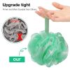 4 Set  Bath Shower Loofah Sponge 75g Bath Mesh Pouf Shower Ball Body Scrubber Exfoliating Bath Sponge for Women and Men;