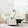 Rocking Recliner Chair,360 Degree Swivel Nursery Rocking Chair,Glider Chair,Modern Small Rocking Swivel Recliner Chair for Bedroom