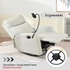 Rocking Recliner Chair,360 Degree Swivel Nursery Rocking Chair,Glider Chair,Modern Small Rocking Swivel Recliner Chair for Bedroom