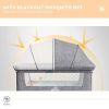 Baby Bassinet, Bedside Sleeper,Foldable Baby Bed to Bed, Adjustable Portable Bed for Infant/Baby/Newborn,with Mosquito Nets, Large Storage Bag