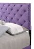 Transitional Purple Full Bed With Support
