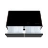 Modern Smart Coffee Table with Built-in Fridge, Bluetooth Speaker, Wireless Charging Module, Touch Control Panel, Power Socket, USB Interface
