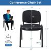 Office Chair with Metal Frame and Padded Cushions for Conference Room