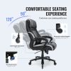 VEVOR Heavy Duty Executive Office Chair with Cutting-edge Adjustable Lumbar Support for Long Hours, Big and Tall 400lbs Office Chair