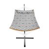 VEVOR Two Person Hammock with Stand Included, Double Hammock with Curved Spreader Bar and Detachable Pillow and Portable Carrying Bag