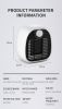 Mini Heater Indoor Small Heater Office Fast Heat Desktop Electric Heater US Standard