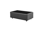 Modern Smart Coffee Table with Built-in Fridge, Bluetooth Speaker, Wireless Charging Module, Touch Control Panel, Power Socket, USB Interface