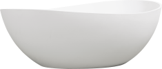 63" Freestanding Solid Surface Bathtub