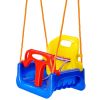 VEVOR 3-in-1 Toddler Swing Seat Baby Swing Seat with Adjustable Ropes Snap Hooks