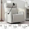 Rocking Recliner Chair,360 Degree Swivel Nursery Rocking Chair,Glider Chair,Modern Small Rocking Swivel Recliner Chair for Bedroom