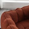 Soft Bean Bag Chair with High Resilient Foam(Chips)for living room and bedroom,Comfortable Square Lazy Sofa with Footstool, Cover for Adults to Gaming