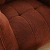 Soft Bean Bag Chair with High Resilient Foam(Chips)for living room and bedroom,Comfortable Square Lazy Sofa with Footstool, Cover for Adults to Gaming