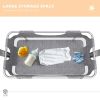 Baby Bassinet, Bedside Sleeper,Foldable Baby Bed to Bed, Adjustable Portable Bed for Infant/Baby/Newborn,with Mosquito Nets, Large Storage Bag