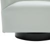 Garland Dove Grey Wood Base Swivel Chair