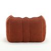 Soft Bean Bag Chair with High Resilient Foam(Chips)for living room and bedroom,Comfortable Square Lazy Sofa with Footstool, Cover for Adults to Gaming