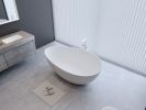 63" Freestanding Solid Surface Bathtub