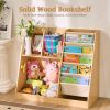 Kids Bookshelf and Toy Storage Organizer, Wooden Kids Book Shelf,Childrens Bookshelf, Bookcase for Kids Room,Nursery Bookcase for Kids, Children