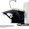 Rocking Recliner Chair,360 Degree Swivel Nursery Rocking Chair,Glider Chair,Modern Small Rocking Swivel Recliner Chair for Bedroom