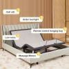 Ergonomic Queen Size Adjustable Bed, Zero Gravity Base for Stress Management w/Head and Foot Incline, Wireless Remote Control, Massage