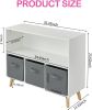 LED Kids Bookshelf and Toy Storage, Kids Bookcase with Storage, Kids Toy Storage Organizer, Bookshelf for Kids, Book Shelf for Kids Rooms and Bedroom