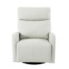Rocking Recliner Chair,360 Degree Swivel Nursery Rocking Chair,Glider Chair,Modern Small Rocking Swivel Recliner Chair for Bedroom