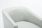 Garland Dove Grey Wood Base Swivel Chair